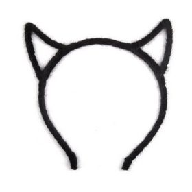 Stylish Cat Ears Headband Hair Band Hairband Hair Accessory for Women, Black