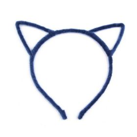 Stylish Cat Ears Headband Hair Band Hairband Hair Accessory for Women, Blue