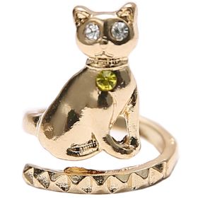 Set Of 3 Cat Design Fingernail Ring Protecting Fingernail Ring Cute Nail Design