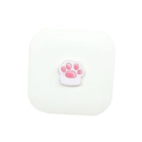Cute Cartoon Pattern Creative Contact Lens Case Storage Holder for Lens Caring, Cat Claw (6.8x6.8cm)