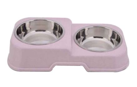 Stainless Steel Pet Bowls Water and Food Feeder Non Spill Skid Resistant [G]