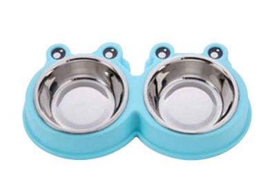 Stainless Steel Pet Bowls Water and Food Feeder Non Spill Skid Resistant [J]