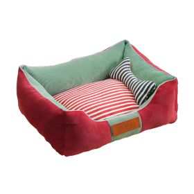 Detachable House Pet Mat Stylish Pet Bed Pet House Kennel,Pet Bolster Bed#B