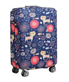 [Cat & Fish] Spandex Luggage Suitcase Elastic Protector Cover