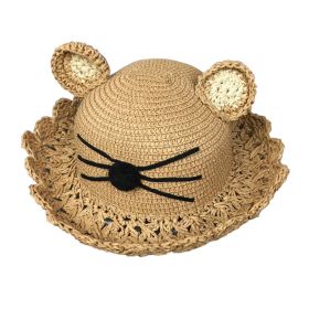 Cute Cat Design Beach Hat Beach Hat Travel Bucket Hat for Girls, D