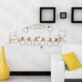 Little Cute Cat - Wall Decals Stickers Appliques Home Dcor