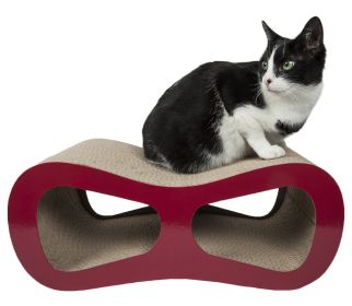 Pet Life Modiche Ultra Premium Modern Designer Lounger Cat Scratcher (Color: Black)